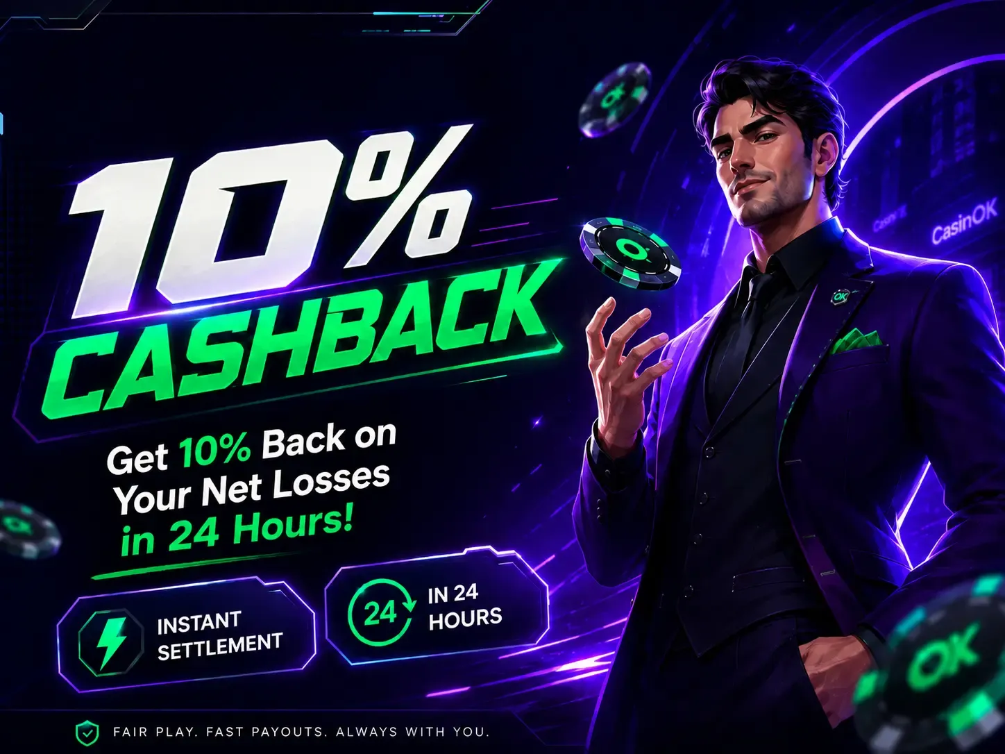 Casinok cashback bonus
